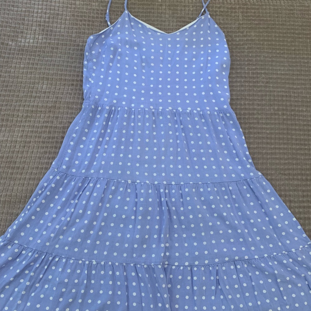Spaghetti strap midi dress, flowy , perfect for summer